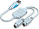 Vention Καλώδιο USB-A σε PS/2 female 0.3m (VAS-C03-S)