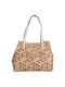 Guess Women's Bag Shopper Shoulder Beige