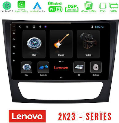 Lenovo Ηχοσύστημα Αυτοκινήτου για Mercedes Benz E / CLS με Οθόνη Αφής 9"