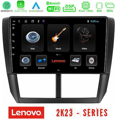 Lenovo Car-Audiosystem für Subaru Forstwirt 2008-2013 (WiFi/GPS) mit Touchscreen 9"