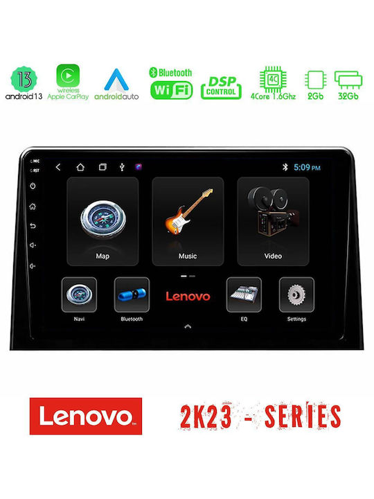 Lenovo Sistem Audio Auto pentru Peugeot Partener Citroen Berlingo (WiFi/GPS) cu Ecran Tactil 10"