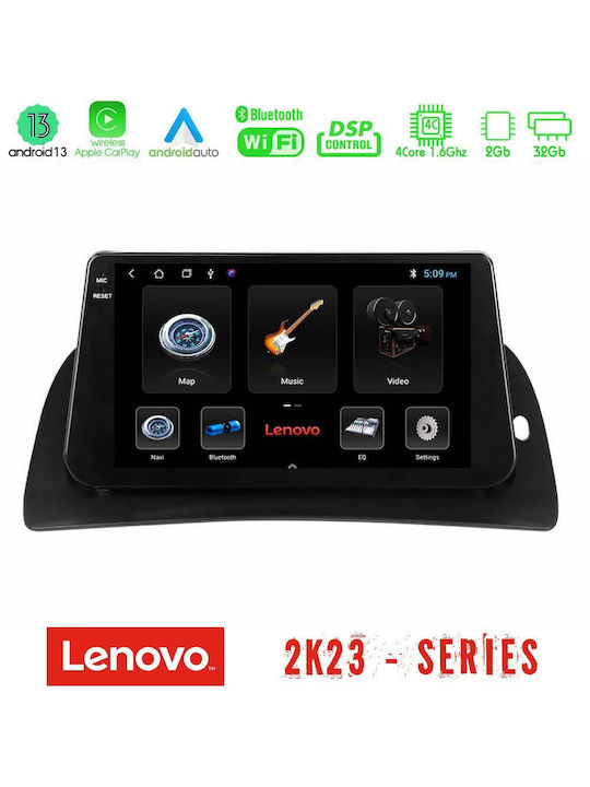 Lenovo Sistem Audio Auto pentru Renault Kangoo (WiFi/GPS) cu Ecran Tactil 9"