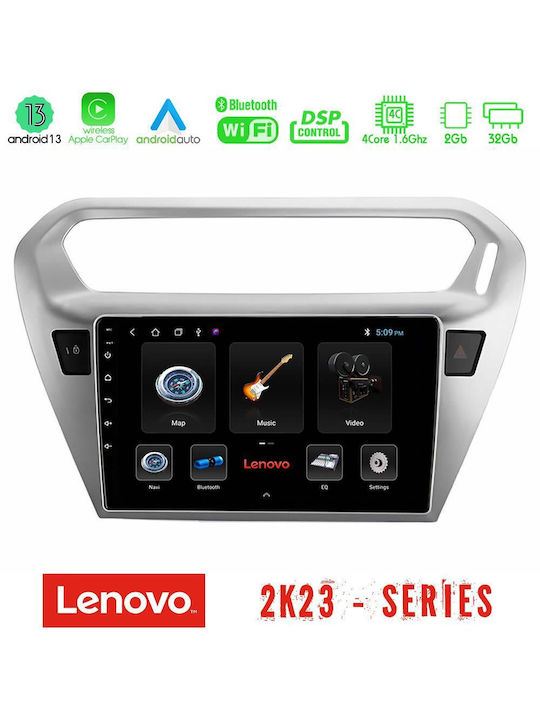 Lenovo Ηχοσύστημα Αυτοκινήτου για Peugeot 301 με Οθόνη Αφής 9"