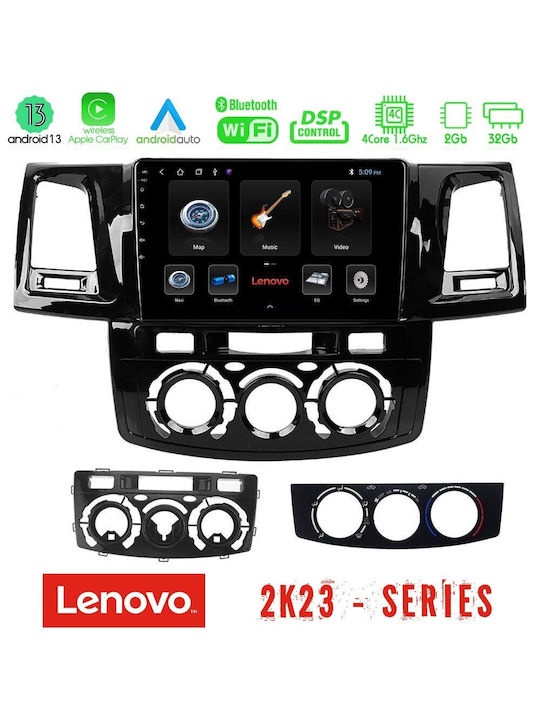 Lenovo Sistem Audio Auto pentru Toyota Hilux 2007-2011 (WiFi/GPS) cu Ecran Tactil 9"