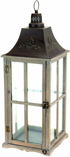 JK Home Decoration Felinar Lemn Maro 33x33x95buc 1buc