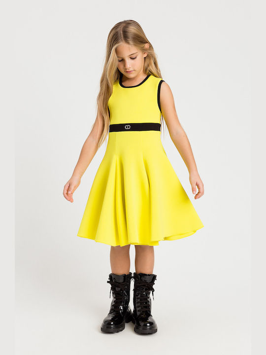 Twinset Kids Dress Yellow