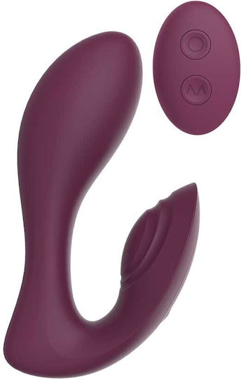 Dream Toys Doppelter Vibrator mit Fernbedienung Lila