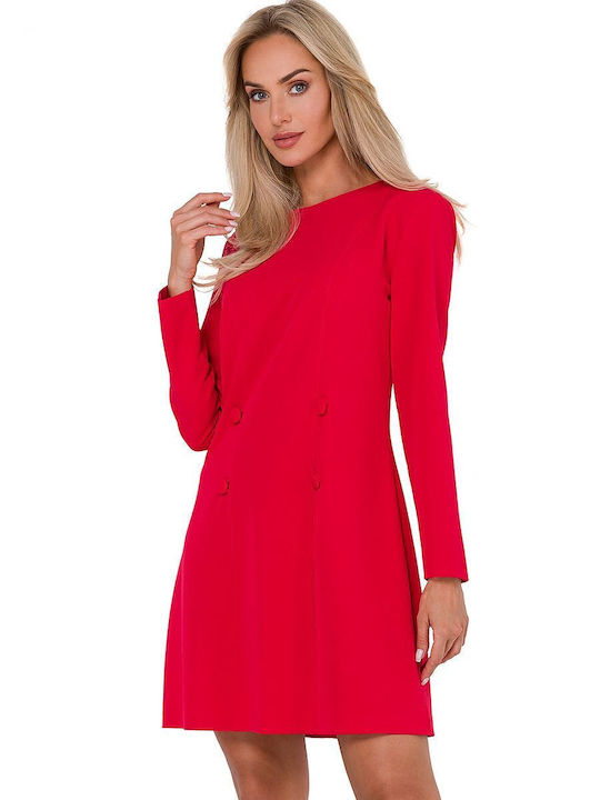 MOE Mini Kleid Rot