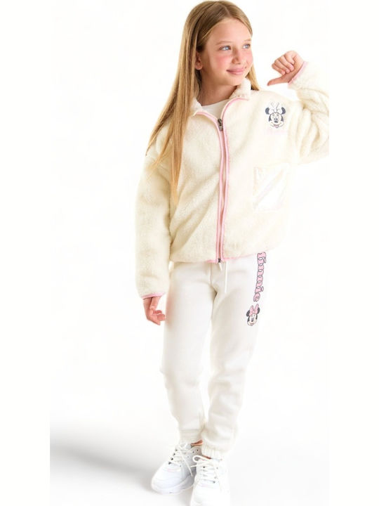 Kids Tracksuits With Top White 2 Pieces Minnie Mouse