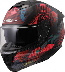 LS2 Stream II Full Face Helmet with Sun Visor ECE 22.06 1550gr Jungle Pink