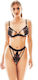 Anais Apparel Feminin Seturi de lenjerie sexy Negru