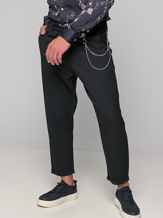 Ben Tailor Ανδρικό Παντελόνι Μαύρο