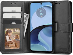 Tech-Protect Wallet Δερματίνης Μαύρο (Motorola Moto G14)