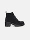 InShoes Suede Women's Ankle Boots Black