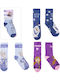 Cerda Kinder Socken Kniehohe Frozen Mehrfarbige 3er-Pack