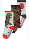 Converse Kindersocken DinoFlauge Crew 3P Gray 3 Paar