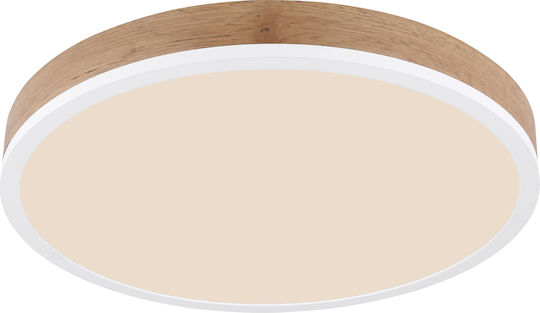 Globo Lighting Rotund În aer liber Panou LED Putere 24W cu Alb Cald Lumini 45x45cm.