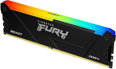 Kingston Fury Beast 16GB DDR4 RAM cu Viteză 3200 pentru Desktop