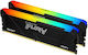 Kingston Fury Beast 16GB DDR4 RAM with 2 Modules (2x8GB) and 3200 Speed for Desktop