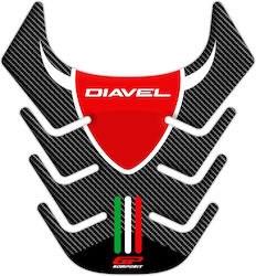 Ducati Αυτοκόλλητο Προστατευτικό Ρεζερβουάρ Μαύρο