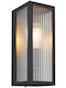 Globo Lighting Wall-Mounted Outdoor Lantern E27 IP44 12x32εκ.