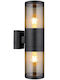 Globo Lighting Επιτοίχιο Εξωτερικό Σποτ E27 IP44 10.2x38εκ.