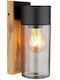 Globo Lighting Wall-Mounted Outdoor Spot Light E27 IP44 9x22.5εκ.