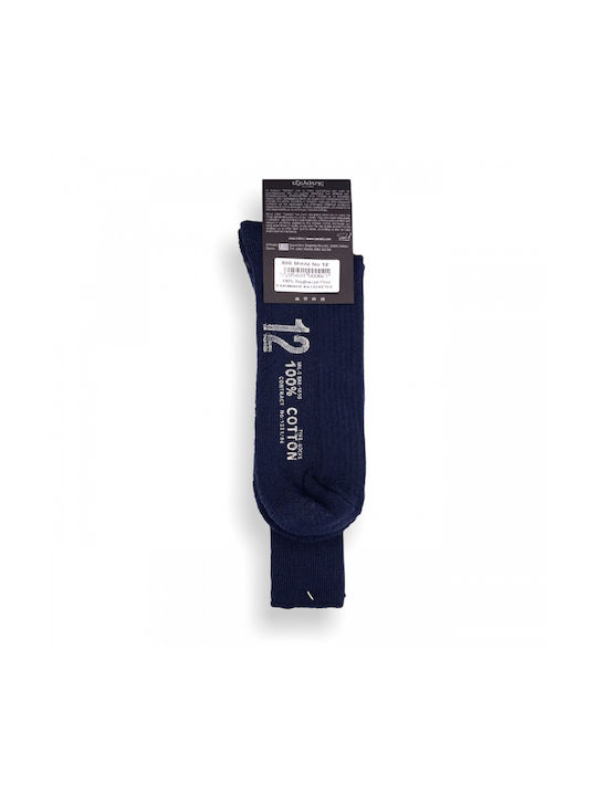 Tzelatis Solid Color Socks Blue