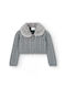 Boboli Girls Cardigan with Buttons Gray