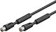 ATC Rf Καλώδιο Κεραίας Coax male - Coax female Μαύρο 5m (03.003.0166)