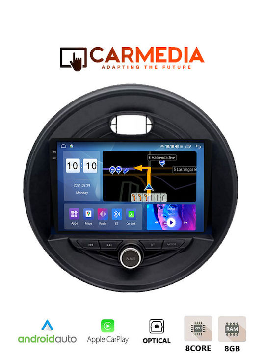 Carmedia Ηχοσύστημα Αυτοκινήτου για Mini Cooper / Clubman / Roadster / Countryman (Bluetooth/USB/WiFi/GPS/Apple-Carplay/Android-Auto) με Οθόνη Αφής 9.5"
