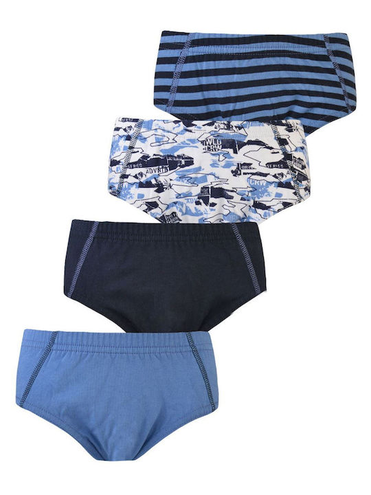 Energiers Adventure Kids' Set with Briefs Multicolored 4pcs