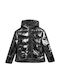 Kids' Casual Jacket Short with Hood Black