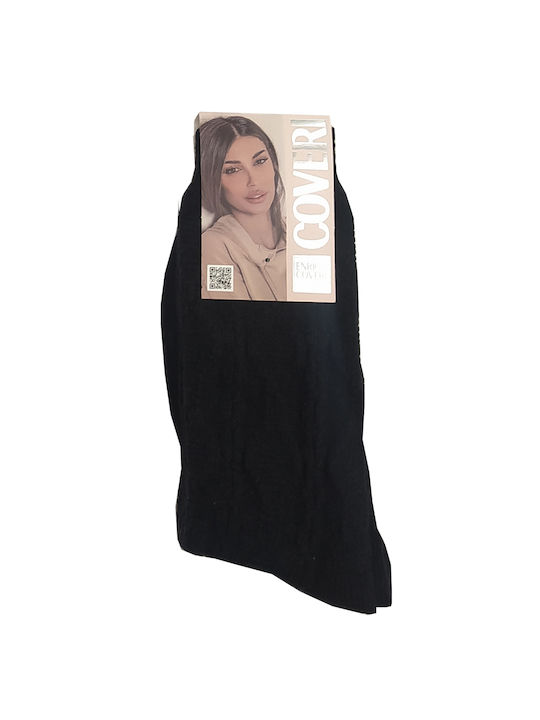 Enrico Coveri Damen Socken Schwarz 1Pack