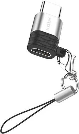 Earldom USB-C Männlich Zu Micro-USB Weiblich Konverter Silber 1 Stück ET-TC13