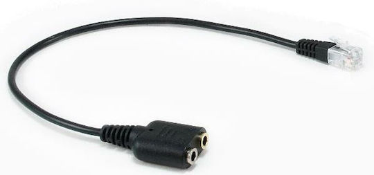 Equip Konverter RJ-9 männlich zu 3.5mm 2x weiblich 1Stück 147944