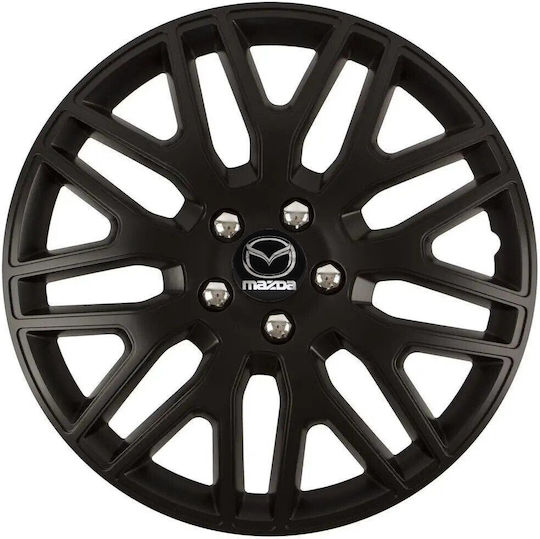 Versaco Set Capace de Roți Auto Dakar Nc Compatibilitate Mazda 4 Bucăți 16 Negru