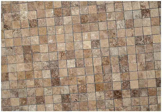 Akrolithos Placă Perete Bucătărie / Baie din Granit Mat 30x30cm Maro