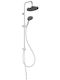 Ferro Shower Column Without Battery Silver