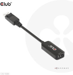 Club3D CAC-1088 DisplayPort männlich zu HDMI weiblich