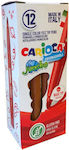 Carioca Thick Drawing Markers Brown pcs