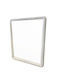 Bega Plast Oglindă de Baie Dreptunghiulară din Plastic 53x63cm Alb
