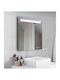 Ebir Iluminacion Bathroom Mirror Led Touch with Bluetooth with Shelf 60x80cm