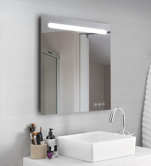 Ebir Iluminacion 246-28246CI150 Καθρέπτης Led Touch με Ράφι 60x80cm
