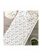 Borea Bear Комплект Бебешки Чаршафи За Количка Фланелени Светлосини 120x160бр 3бр