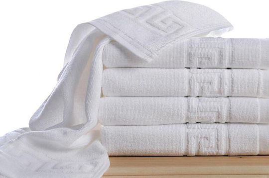 Set 6 Prosoape Hotel 140x70 cm Albe Prosoape de hotel