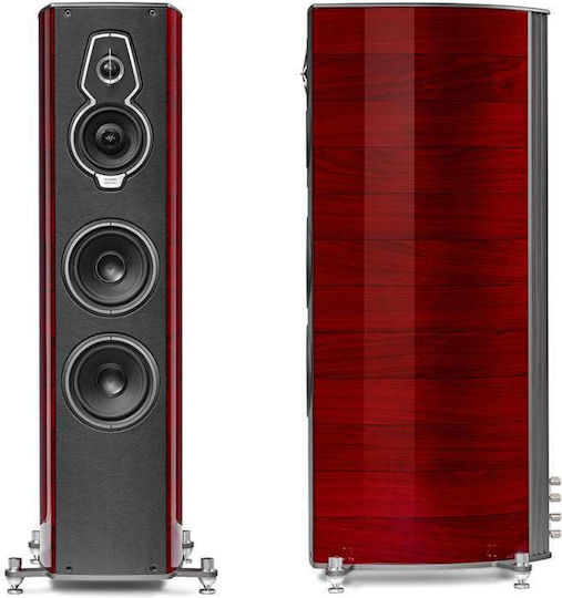 Sonus Faber Homage Serafino G2 18107-3190 Pair of Hi-Fi Speakers Floor 50W 3.5 No of Drivers Red
