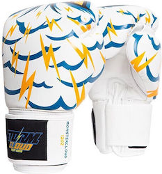 Storm Cloud Monstercloud Boxing Gloves Leather for Match White