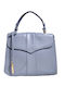 Damen Flap-Tasche Hellblau