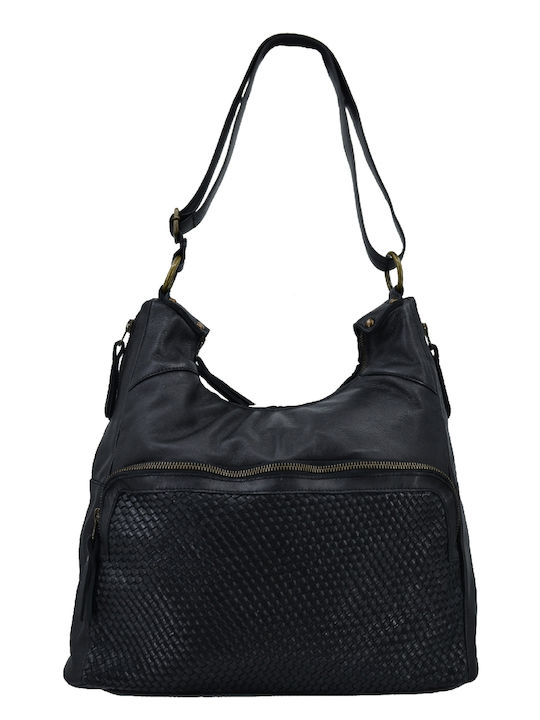 Dermatina 100 Leather Women's Bag Shoulder Black